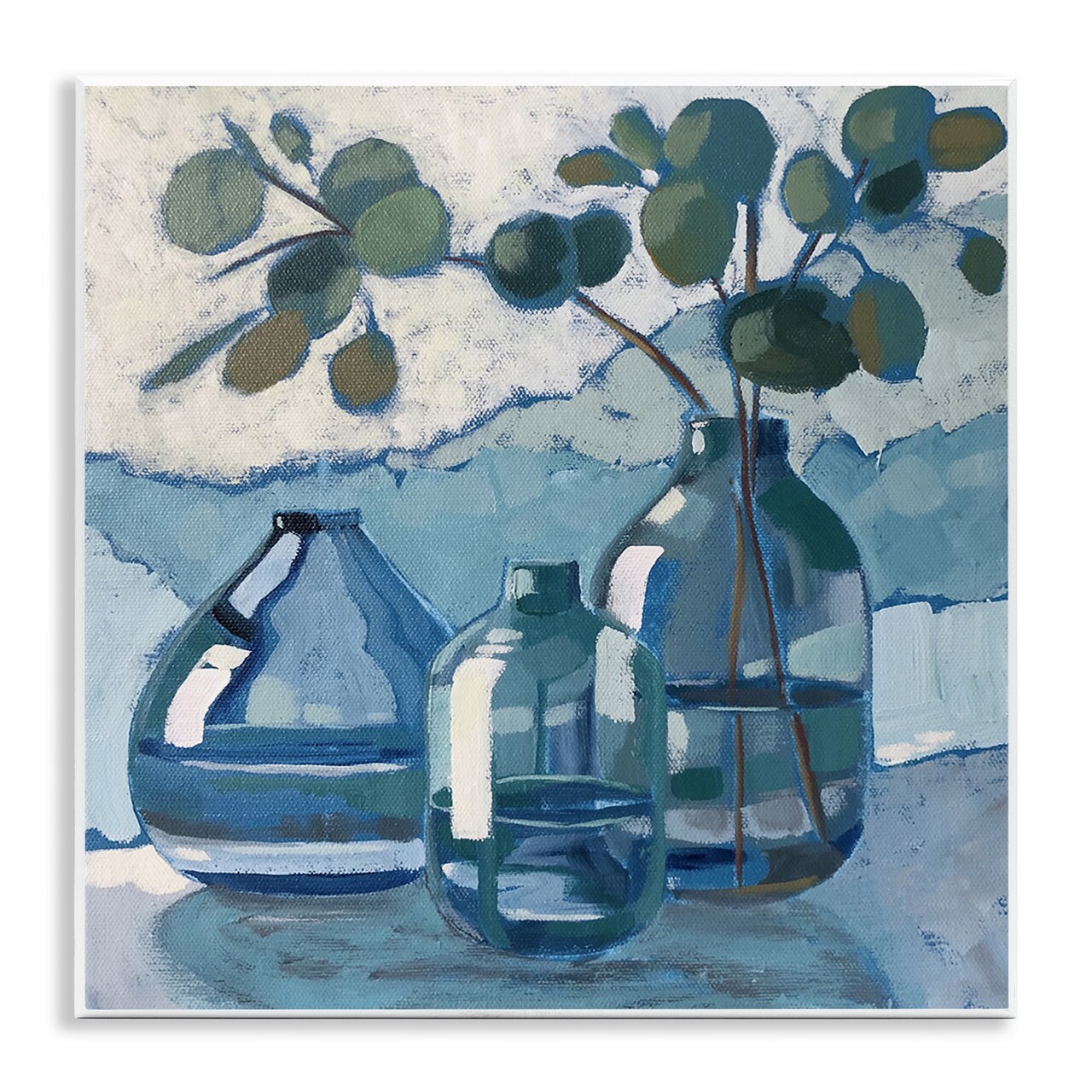 Stupell Industries Soothing Eucalyptus Ikebana Vases Wall Plaque Art